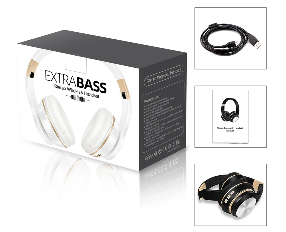 Bluetooth Earphones Over-ear