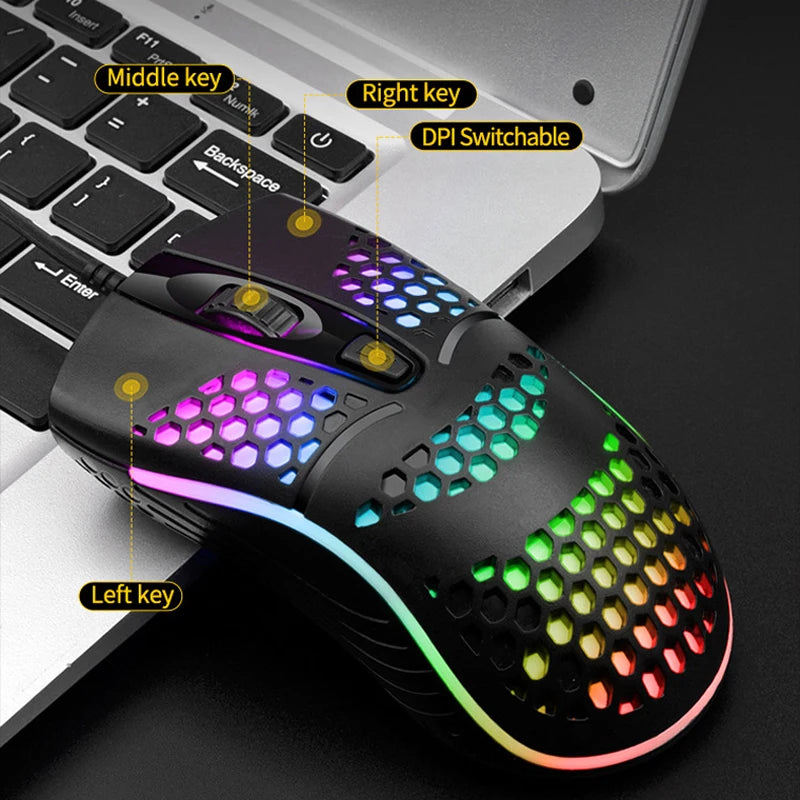 Wired Cable Gaming 7 breathing