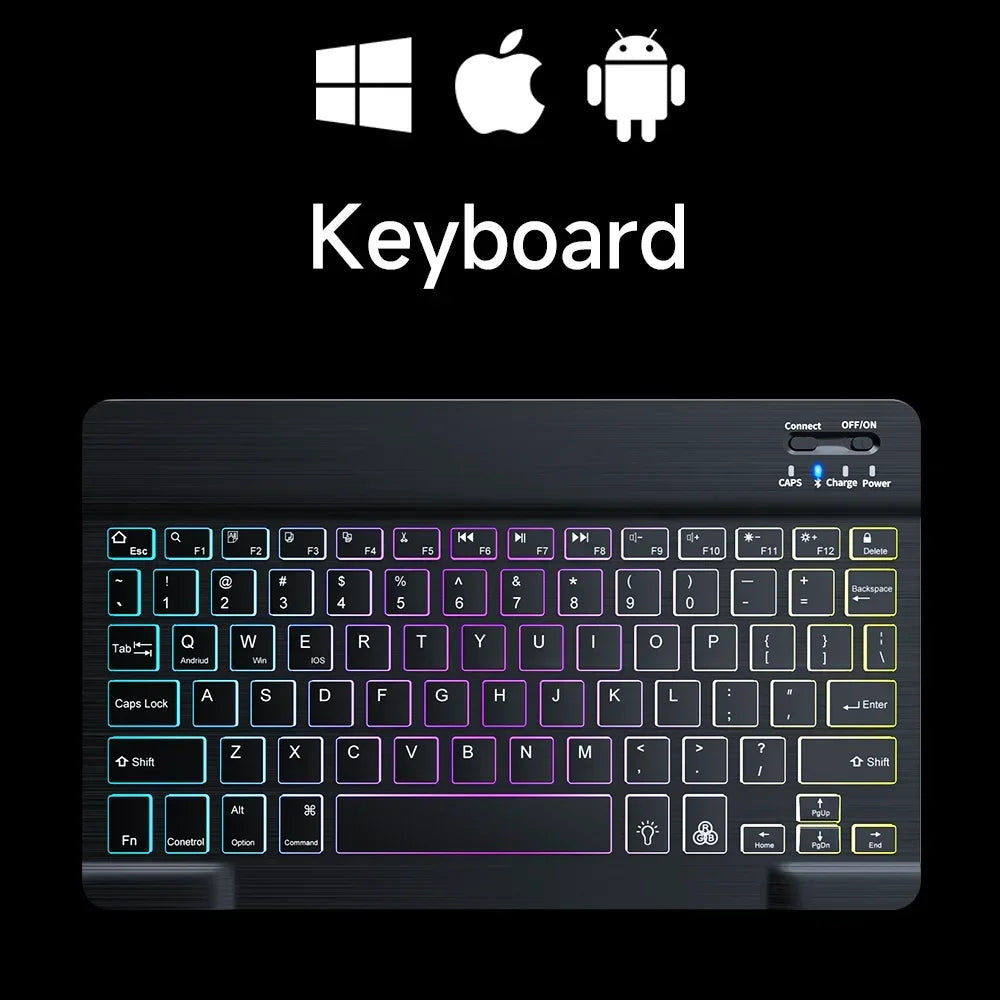 Mini Backlit RGB 10inch Bluetooth