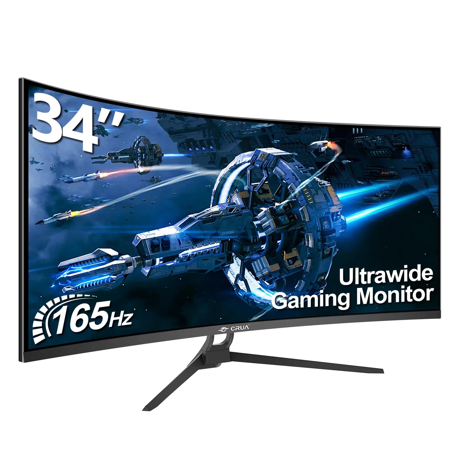 34 CRUA Gaming Monitor