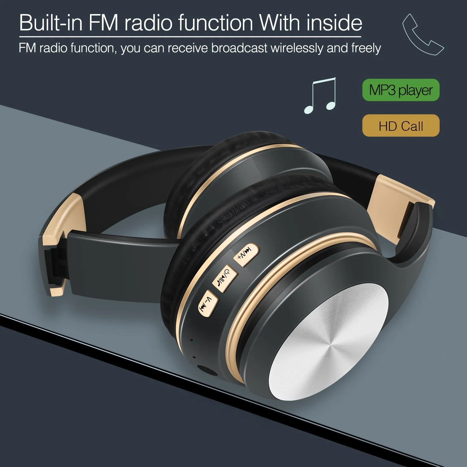 Bluetooth Earphones Over-ear