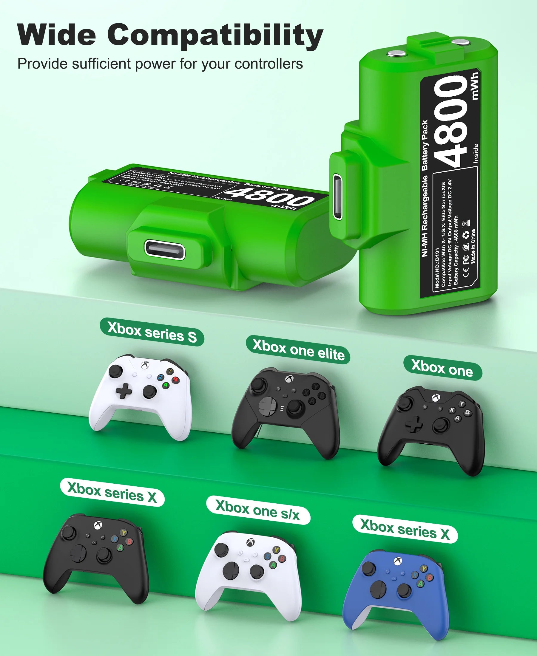 BEBONCOOL  4800mWh Xbox