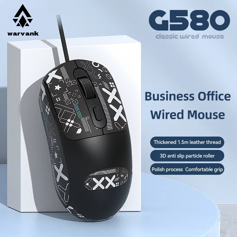 G580 USB Wired Mouse Ergonomic