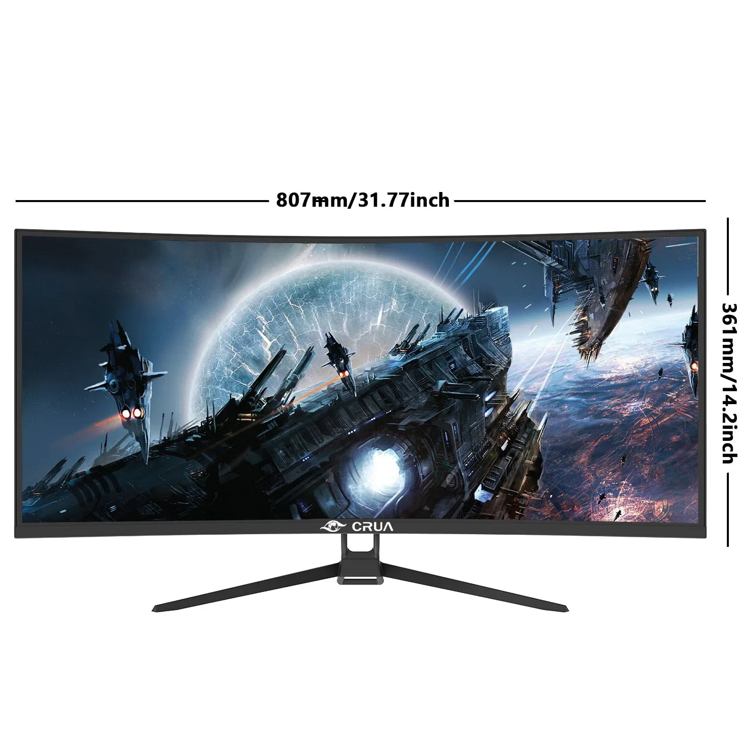 34 CRUA Gaming Monitor