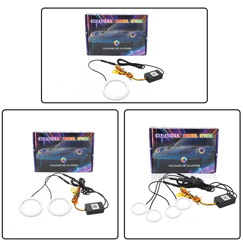 1/2/4PCS/Set RGB Angel Eyes