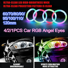 1/2/4PCS/Set RGB Angel Eyes