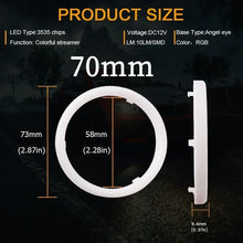 1/2/4PCS/Set RGB Angel Eyes