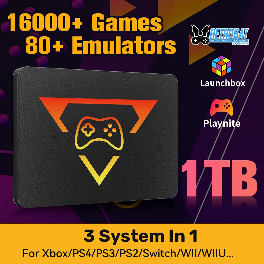 PlayZone 1TB Portable External