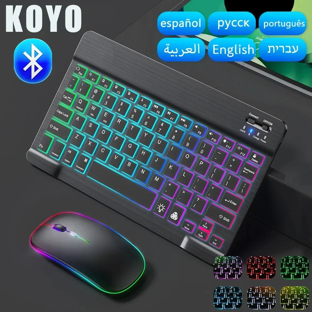 Mini Backlit RGB 10inch Bluetooth