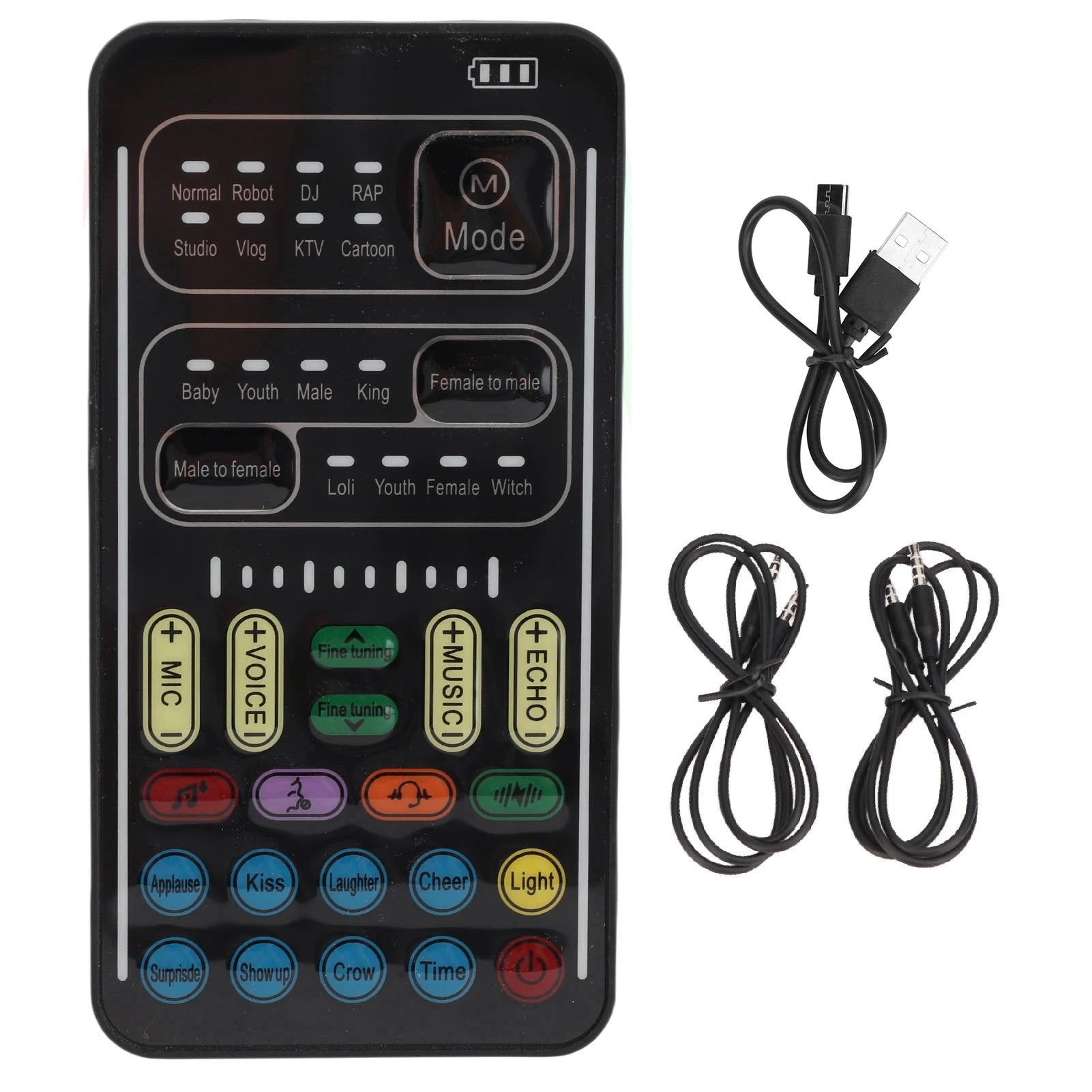 Voice Changer Black 8 Built