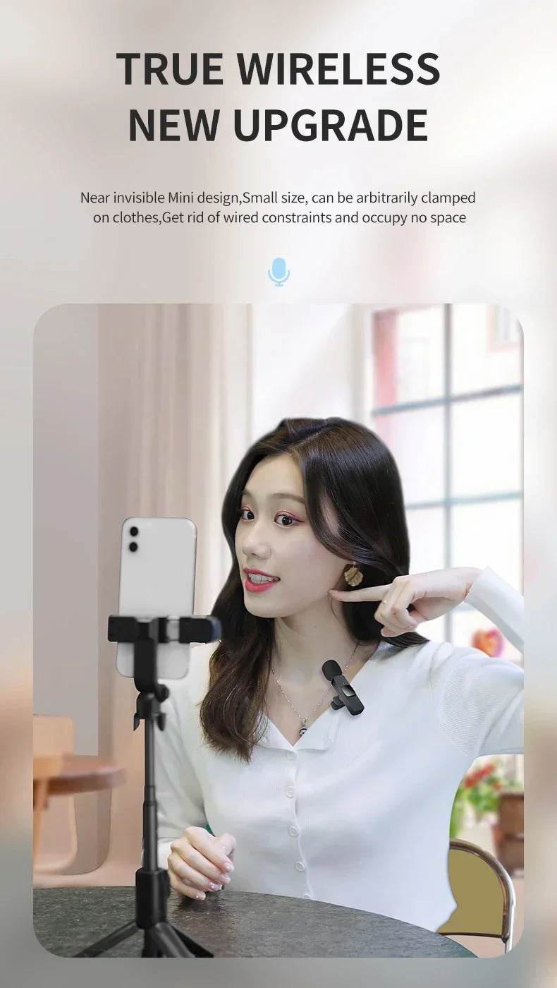 Wireless Lavalier Mic Audio