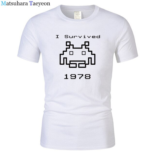 Men 1978 Gaming T Shirts Good Quality