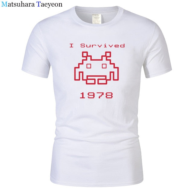 Men 1978 Gaming T Shirts Good Quality
