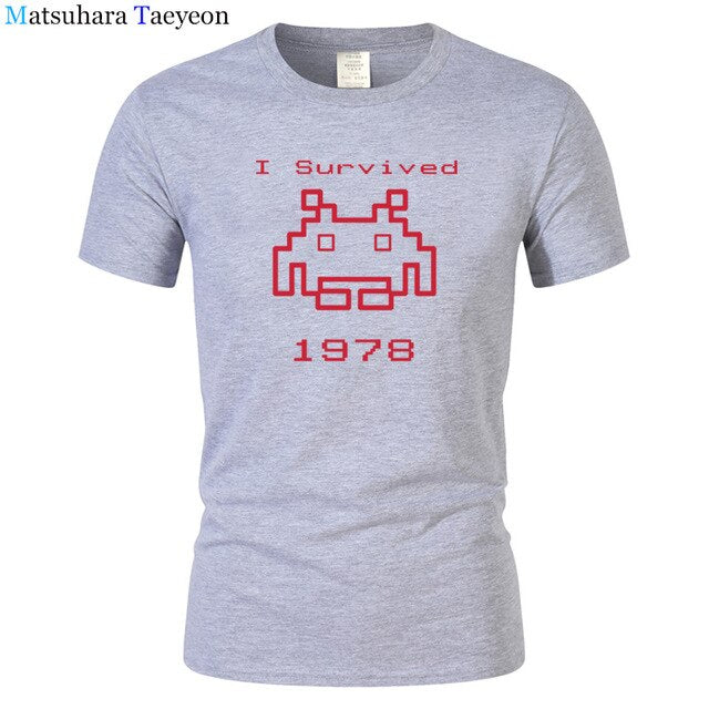 Men 1978 Gaming T Shirts Good Quality