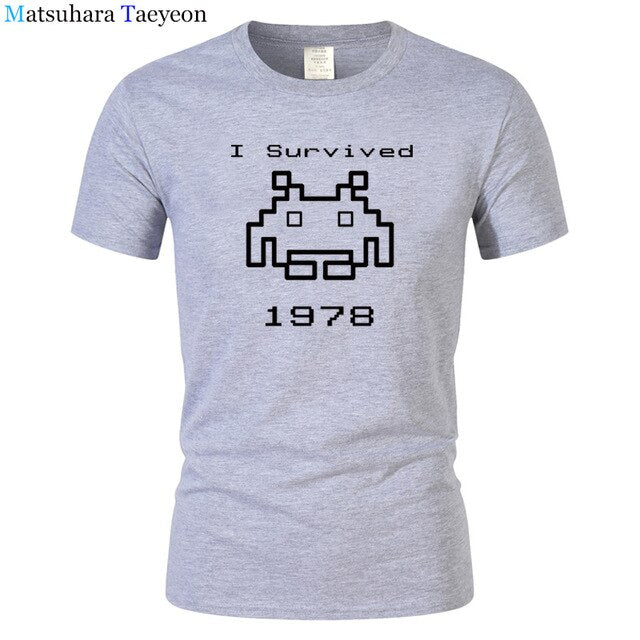 Men 1978 Gaming T Shirts Good Quality