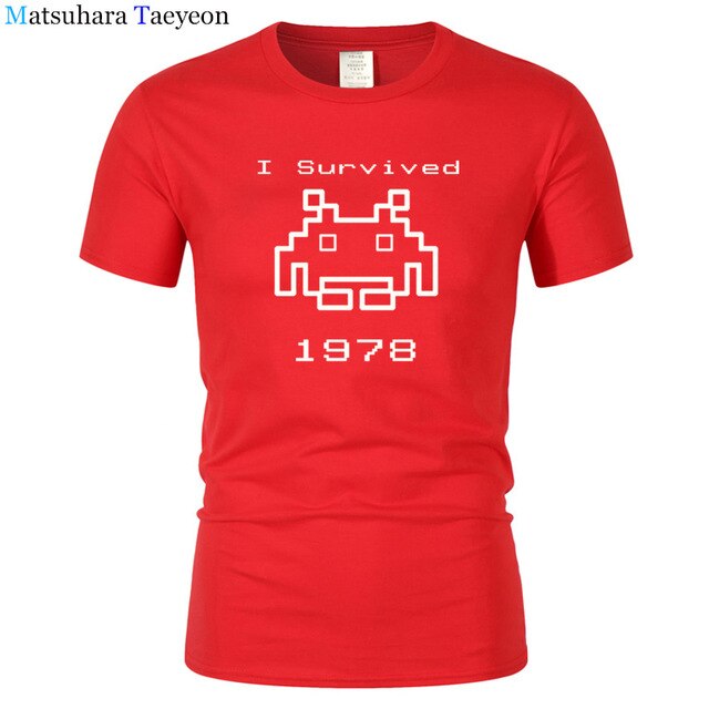 Men 1978 Gaming T Shirts Good Quality