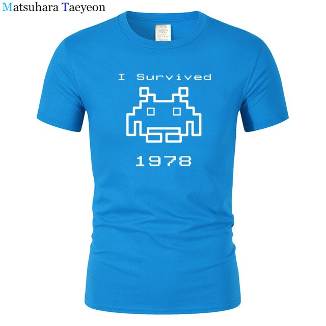 Men 1978 Gaming T Shirts Good Quality