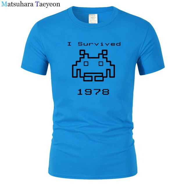 Men 1978 Gaming T Shirts Good Quality
