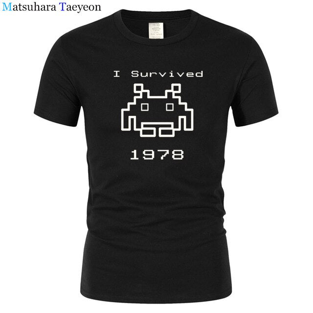 Men 1978 Gaming T Shirts Good Quality