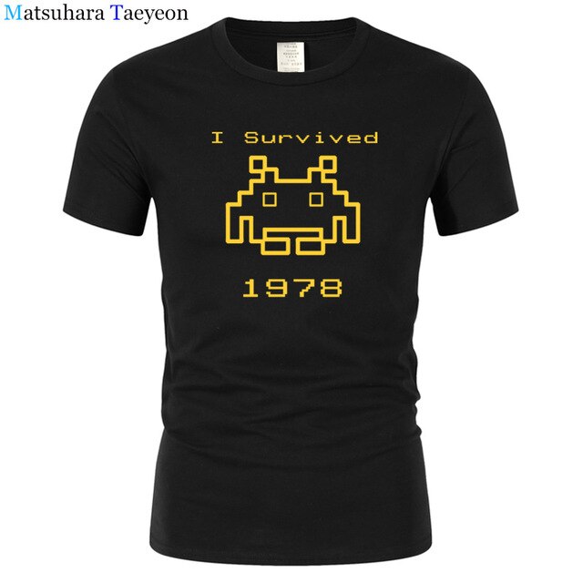 Men 1978 Gaming T Shirts Good Quality