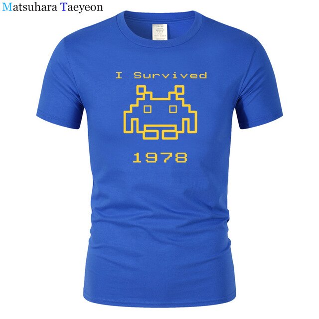 Men 1978 Gaming T Shirts Good Quality