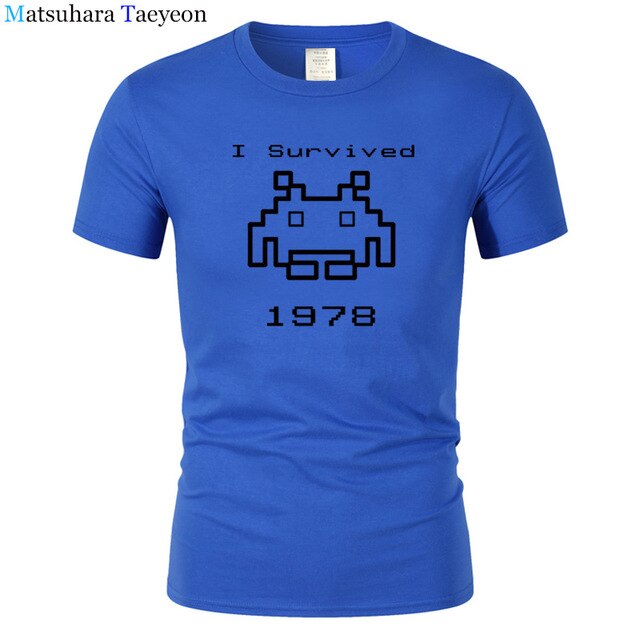 Men 1978 Gaming T Shirts Good Quality