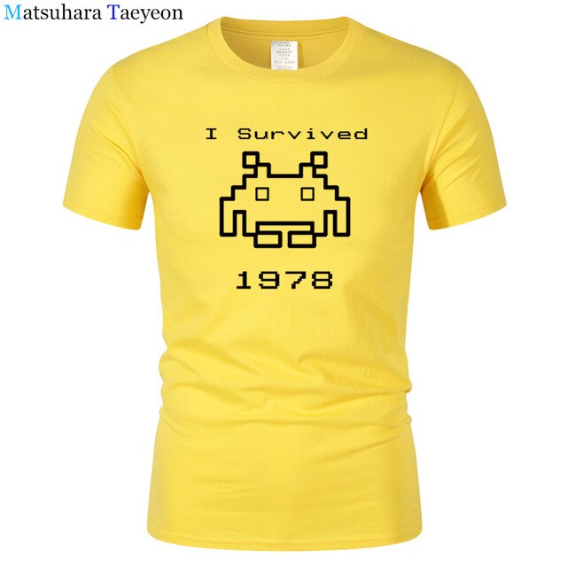 Men 1978 Gaming T Shirts Good Quality