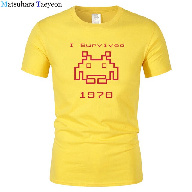 Men 1978 Gaming T Shirts Good Quality