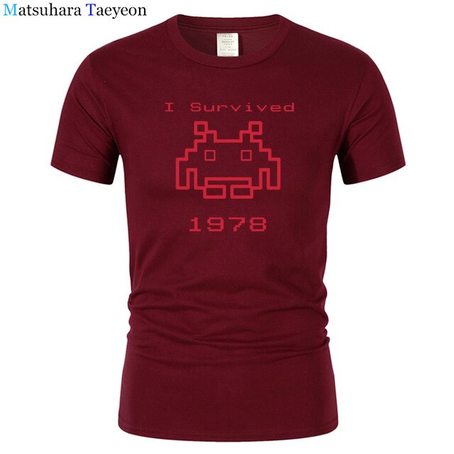 Men 1978 Gaming T Shirts Good Quality