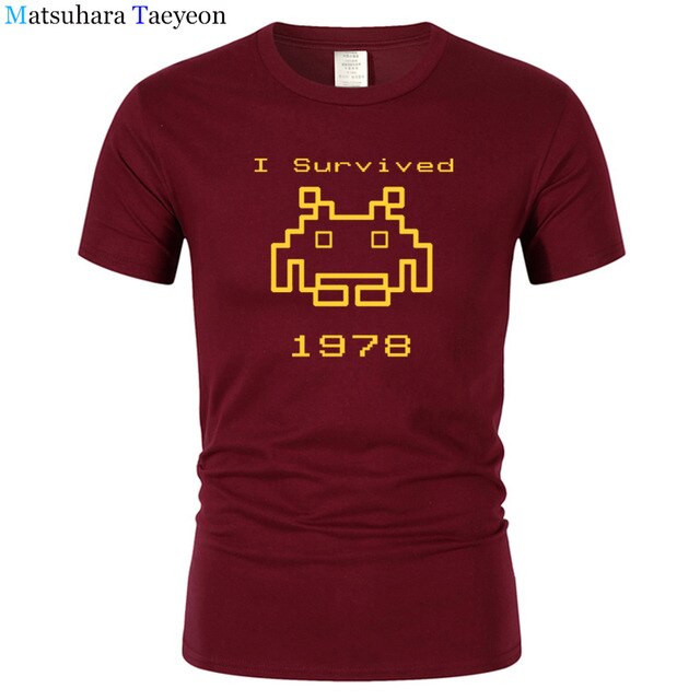 Men 1978 Gaming T Shirts Good Quality
