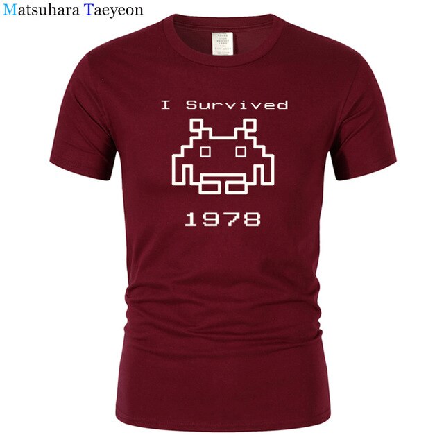 Men 1978 Gaming T Shirts Good Quality