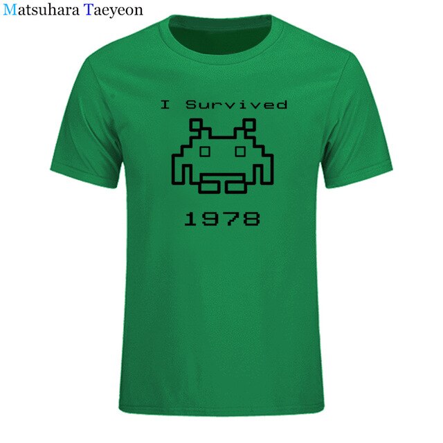 Men 1978 Gaming T Shirts Good Quality