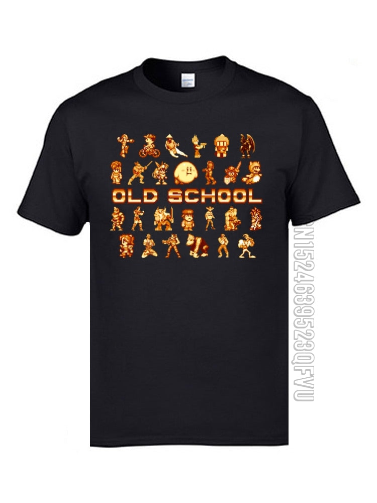 Old School Gaming T Shirt Good Quality