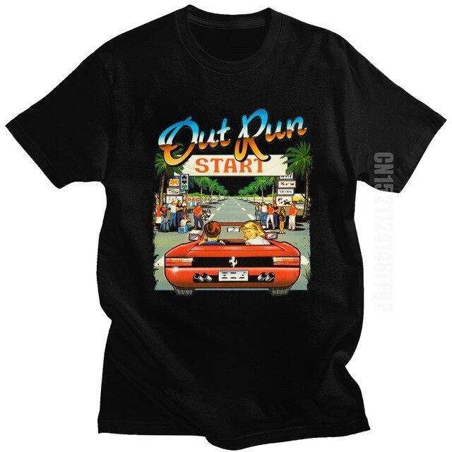 Japanese Arcade Racing Gaming T-shirt