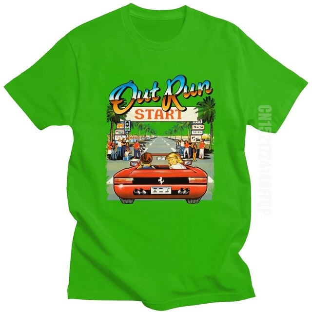 Japanese Arcade Racing Gaming T-shirt