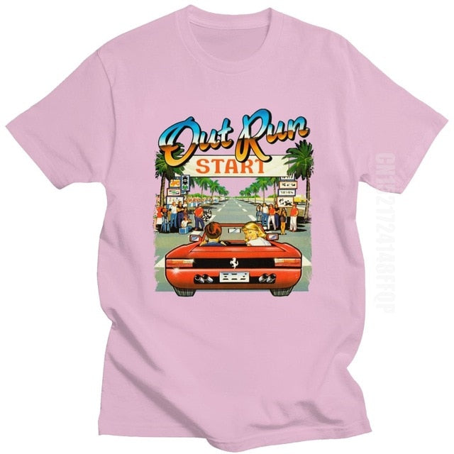 Japanese Arcade Racing Gaming T-shirt