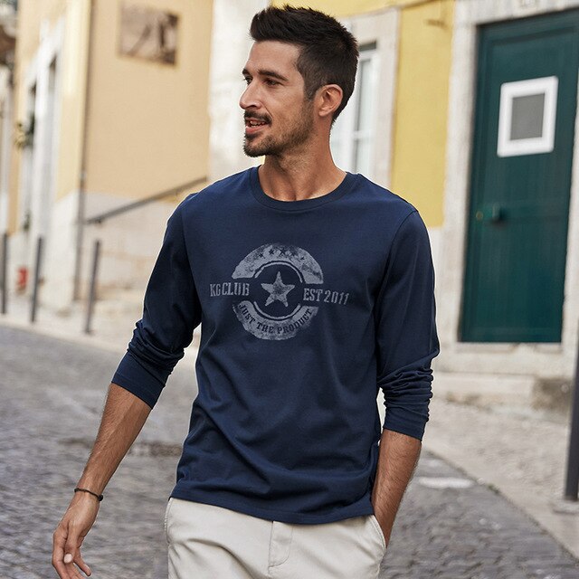 Cotton Spring Autumn For Men‘s T shirt