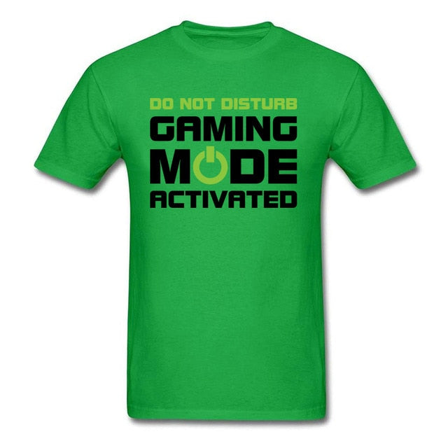 Gaming Mode Activated T-Shirt For Men's