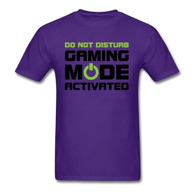 Gaming Mode Activated T-Shirt For Men's