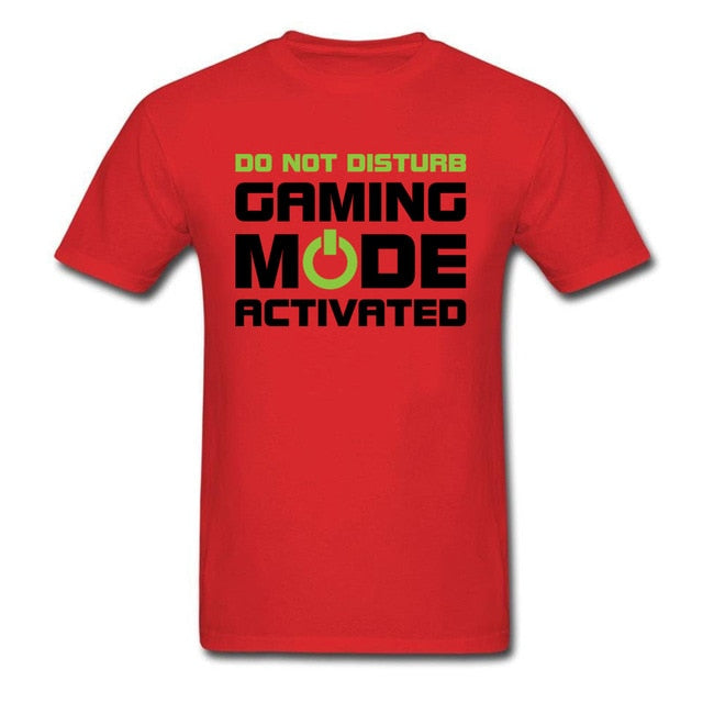 Gaming Mode Activated T-Shirt For Men's