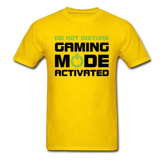 Gaming Mode Activated T-Shirt For Men's