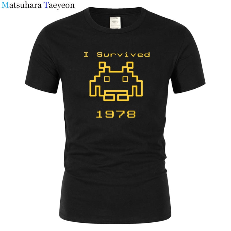 Men 1978 Gaming T Shirts Good Quality