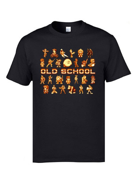 Old School Gaming T Shirt Good Quality