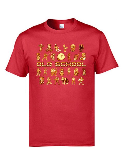 Old School Gaming T Shirt Good Quality